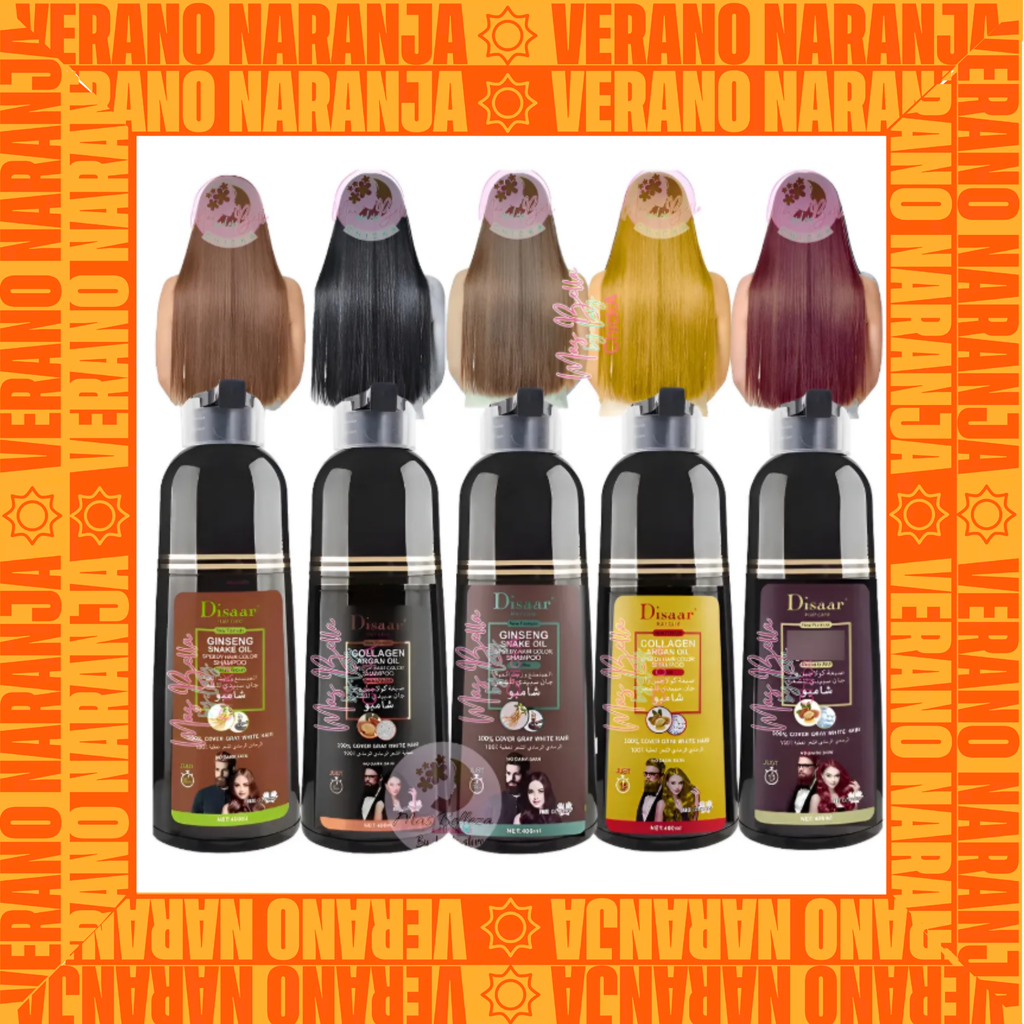 SHAMPOO TINTE CUBRE CANAS DISAAR
